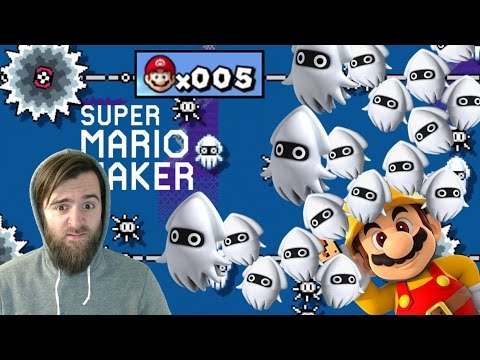 100 Mario // Using Only 5 Lives Expert Challenge [#01] - Super Mario Maker
