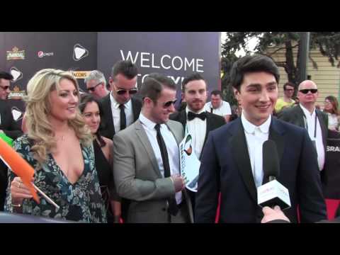 ESCKAZ in Kyiv: Brendan Murray (Ireland) singing on Red Carpet
