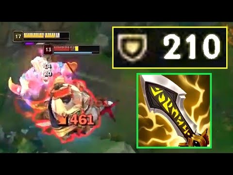 Rengar killing 210 Armor TANK in 1 second....