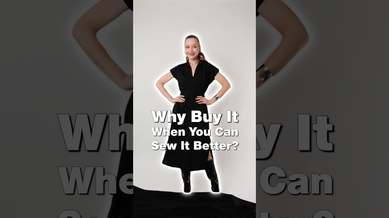 Why Buy It When You Can Sew It Better? New FREE Sewing Pattern! 🖤✨