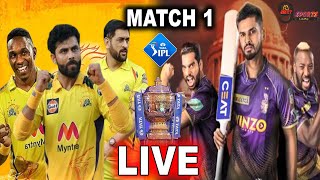 LIVE: CSK vs KKR Live Scores & Commentary | CSK vs KKR 1ST MATCH | Chennai vs Kolkata match live