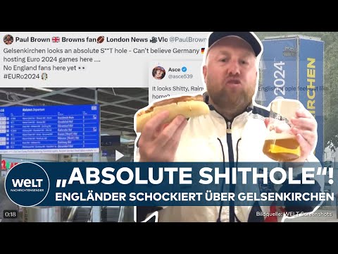 Video Thumbnail: EM 2024: "Absolute Shithole"! Engländer schockiert über Hässlichkeit von Gelsenkirchen