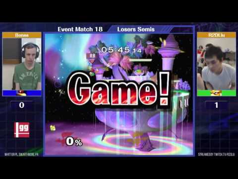 Event Match 18: Bones (Falco) vs R2DLiu (Fox) - Losers Semis