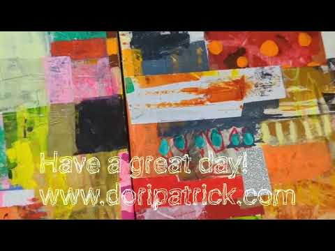 Quick Closeup Tour Abstract Paintings