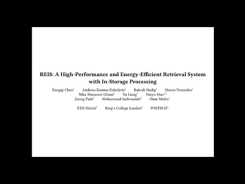 Seminar in Computer Architecture - S2: REIS (Fall 2025)