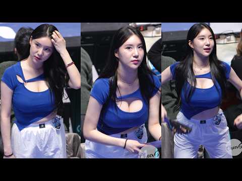지진난거 아닙니다ㄷㄷ 김현영 치어리더 직캠 Kim Hyun-Young Cheerleader 우리카드 250301 |4K