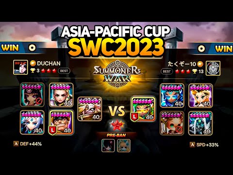 DUCHAN vs TAKUZO (BO5). SWC2023 ASIA-PACIFIC CUP   Summoners War