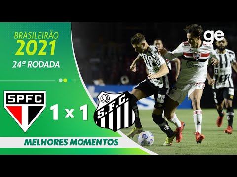 Gols e lances de São Paulo x Santos