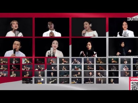 BENDERA - ERWIN GUTAWA feat LYODRA , ARDHITO, TULUS, KIKAN , YURA YUNITA ,  SRUTI, LEA | HUT BNI 74