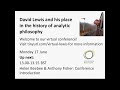 David Lewis and his place in the history of Analytic Philosophy