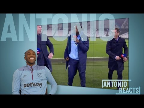 MICHAIL ANTONIO REACTS TO HIS BEST CELEBRATIONS - YouTube