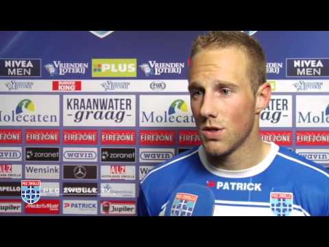 Bart van Hintum na PEC Zwolle - FC Groningen
