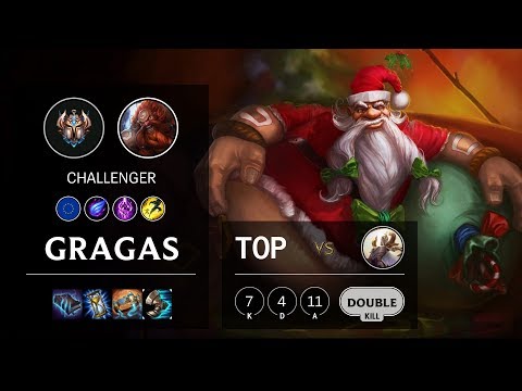 Gragas Top vs Kayle - EUW Challenger Patch 10.9