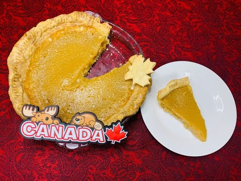 French Canadian Maple Sugar Pie | Tarte Au Sucre | Quebec Sugar Pie | Sugar Pie | Maple Sugar Pie