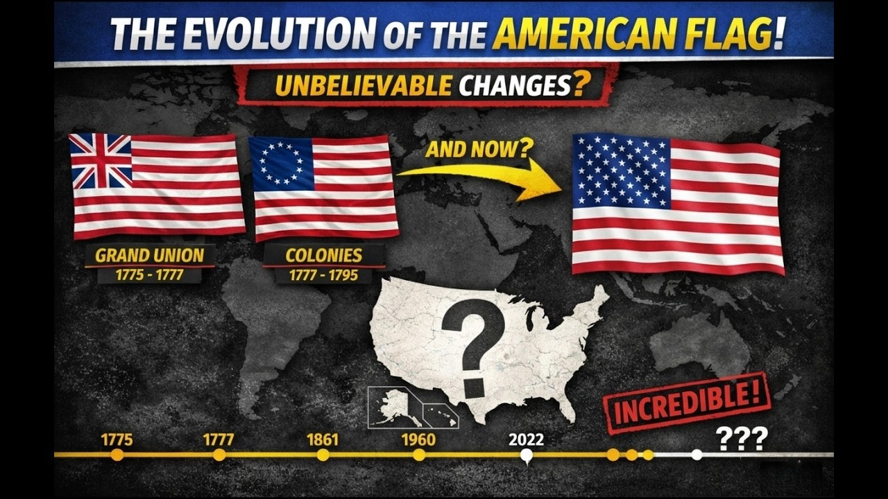 The COMPLETE History of the American Flag (1777 - 2026)