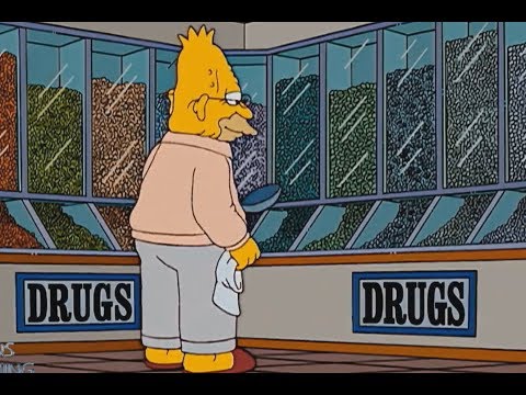 The Simpsons - Gramps Goes To a Drug Store in Canada