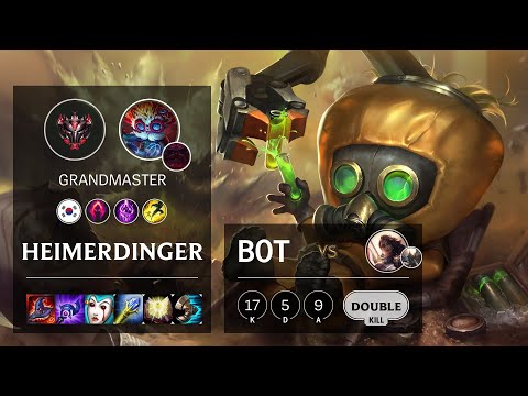 Heimerdinger Bot vs Samira - KR Grandmaster Patch 10.21