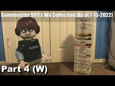 Gamemaster 909's Wii Game Collection (As of 7-15-2022) - Part 4 (W)