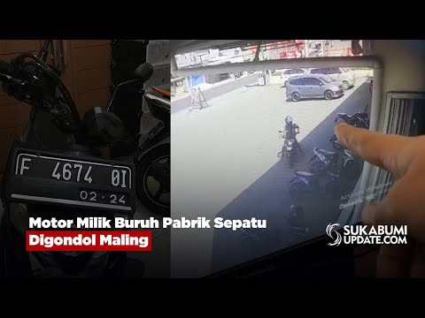 Motor Milik Buruh Pabrik Sepatu Digondol Maling