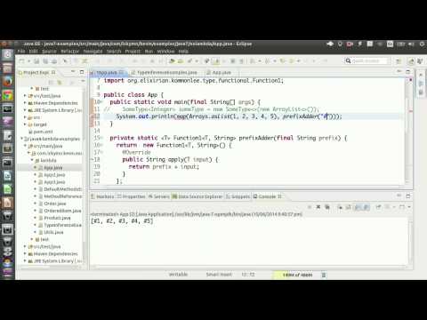 Java 8 Lambda Expressions, Method References and Default Methods (Target Type Inference) 7 / 9
