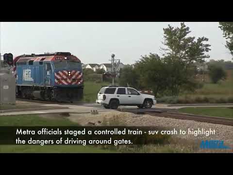 Metra train vs car