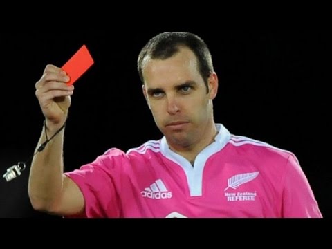 Rugby Referees Compilation #3 - Handing out business cards.