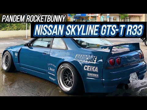 Pandem Rocketbunny Nissan Skyline R33 GTS-T Widebody at WEKFEST 2021 Nagoya Kei Miura HardcoreTokyo