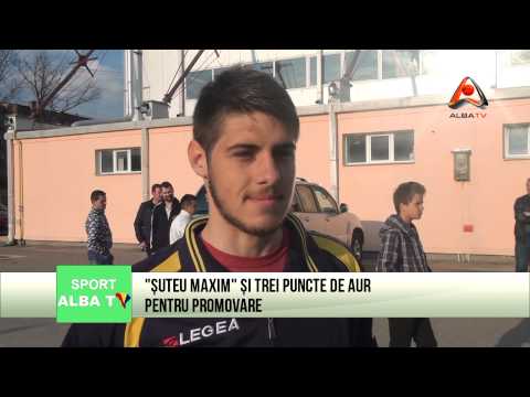 ȘUTEU MAXIM ȘI TREI PUNCTE DE AUR PENTRU PROMOVARE