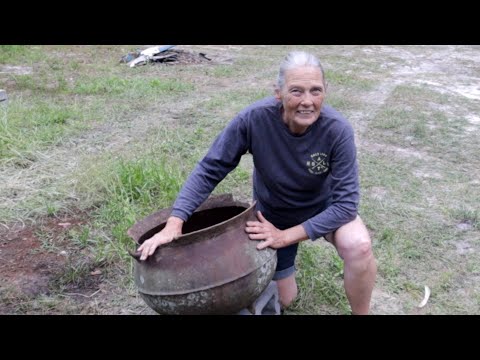 Granny's Legacy Unearthed: The 20 Gallon Cast Iron Cauldron Adventure | All About Living