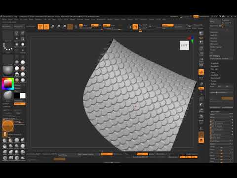 Zbrush surface with texture on UVed model