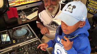 DJ Arch Jnr Jamming With The Godfathers Of Deep House Masia (7yrs old)