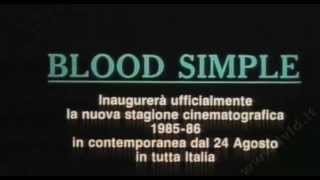 Blood Simple - Sangue facile (1985) - Trailer Italiano