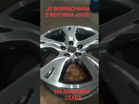 Reforma de aros. JC Borracharia, o melhor da região, em Ararendá, Ceará.