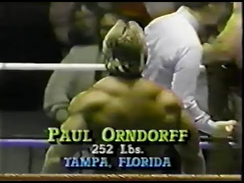 Paul Orndorff vs. Bob Orton - 3/30/1986 - WWF