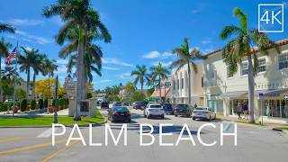 Palm Beach Florida Scenic City Drive 4K -  Billionaires' Row Driving Tour