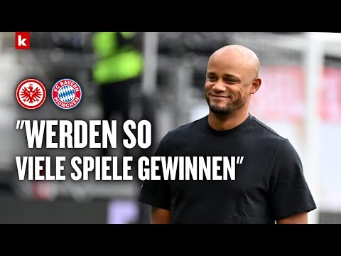 Kompany trotz Last-Minute-Gegentor zufrieden: "Sehr gute Leistung" | Frankfurt - Bayern 3:3
