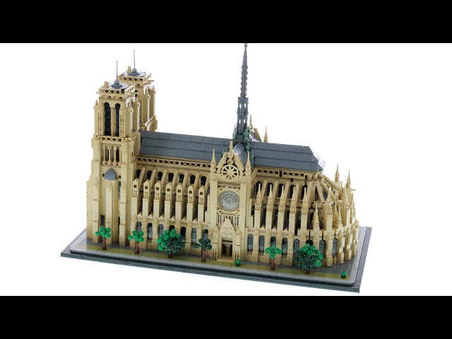 Vídeo relacionado con LEGO Architecture Notre Dame de París Maquetas para Construir para Adultos, Set de Arquitectura de Catedral, Recuerdo de Historia de Francia, Regalo para Hombres, Mujeres, Padres y Madres 21061