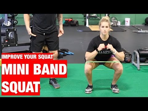 Bodyweight Squat with Mini Band