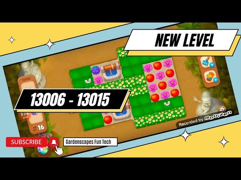 NEW LEVEL‼️ #13006 ~ #13015 GARDENSCAPES (JULY 06, 2023)