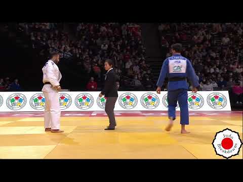 Judo Mens - Komronshokh Ustopiriyon vs. Christian Parlati - U90 Grand Slam Paris 2022