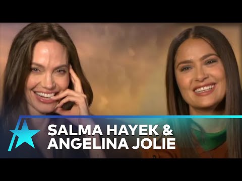 Angelina Jolie & Salma Hayek Gush Over Their 'Real' Friendship