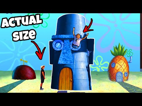 I Built Squidwards House From Spongebob (IN REAL LIFE) Video