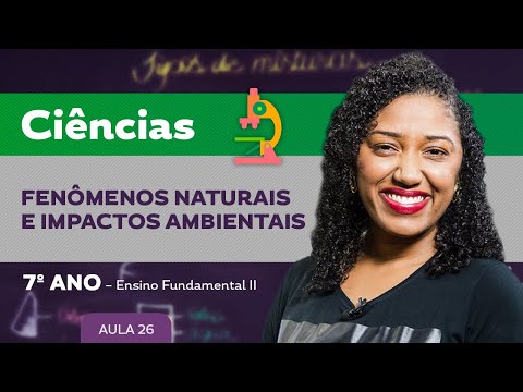 Fenômenos naturais e impactos ambientais – Ciências – 7º ano – Ensino Fundamental
