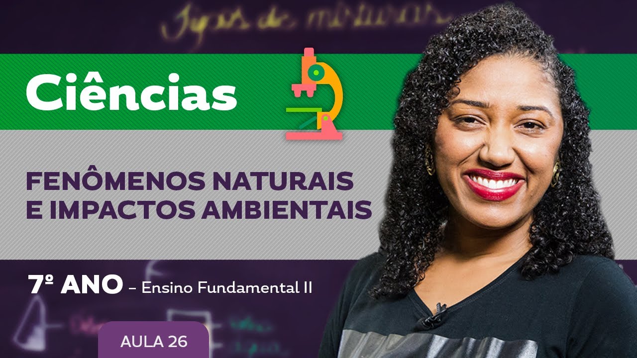 Fenômenos naturais e impactos ambientais – Ciências – 7º ano – Ensino Fundamental