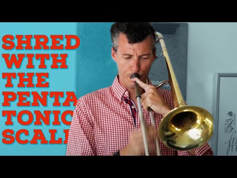 Shred the Pentatonic Scale in 3 Ways! For any Instrument (Jazz Trombone Lesson with Nick Finzer)