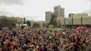 preview picture of video 'Officially the biggest Harlem Shake in the World 70K ppl @ Tel Aviv'