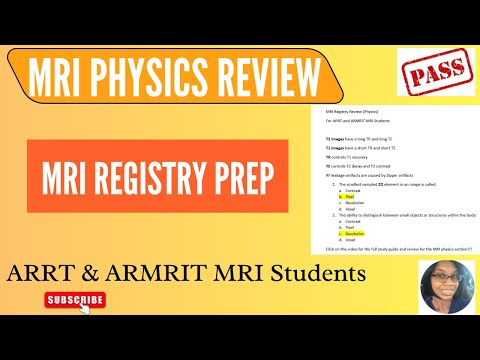 2025 MRI Registry Review: How To Pass the MRI Exam on the First Try
