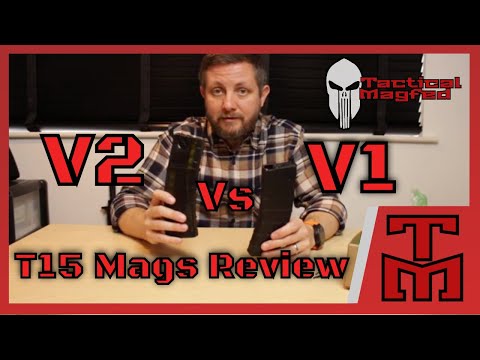 T15 Mags V1 vs V2 Side by Side Review | Magfed Paintball Review