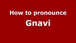 How to pronounce Gnavi