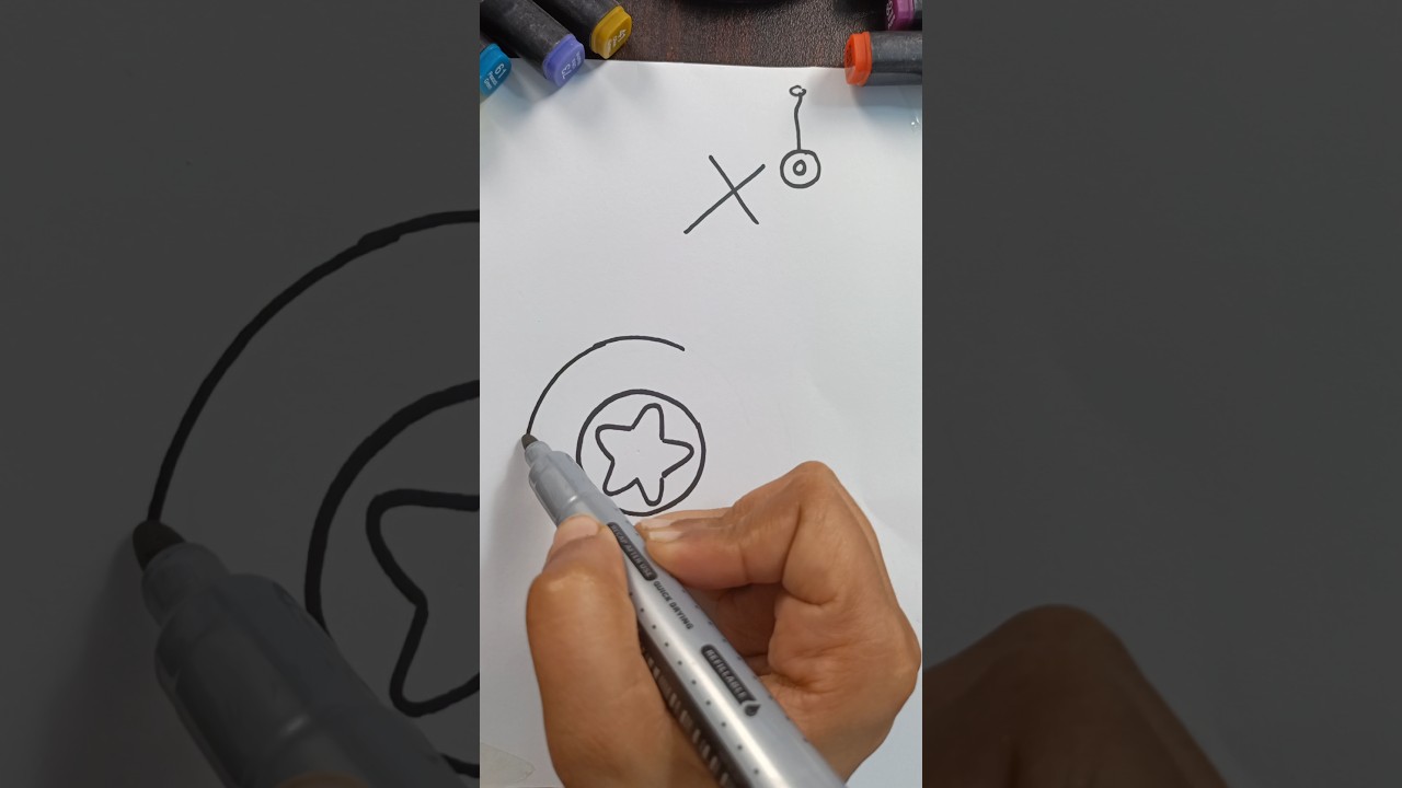 How To Draw YoYo Step by Step #shorts #shortsfeed